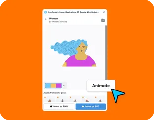 One-click animate