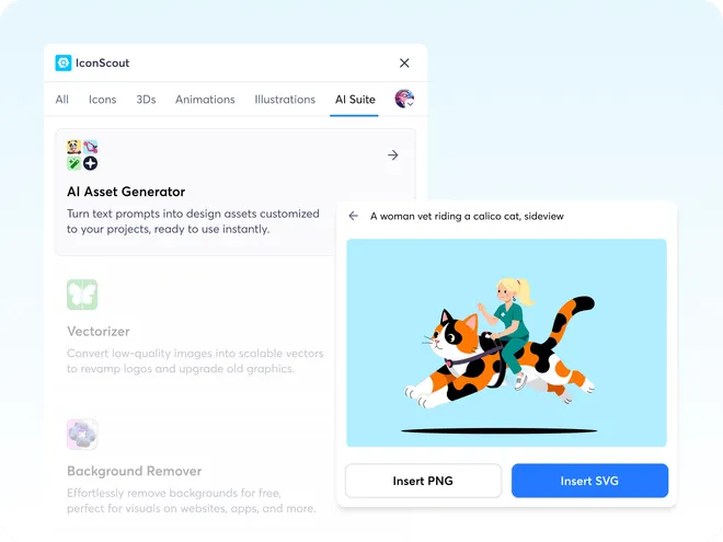 Generate design assets with high-end AI models